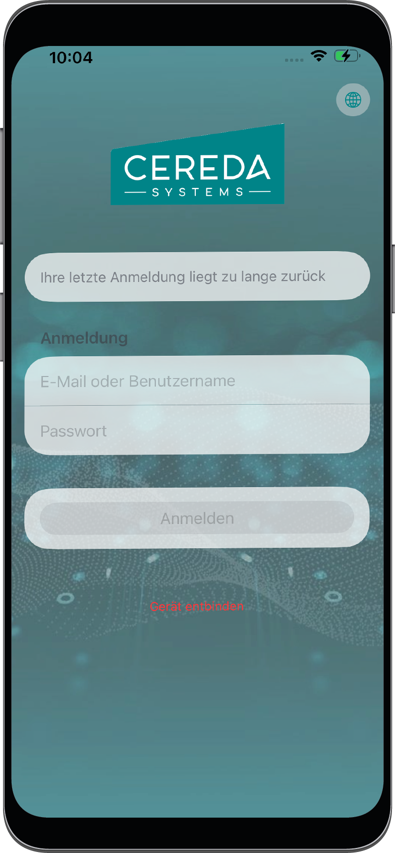 ZELO App Anmeldung